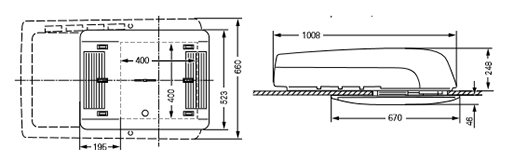 Truma Aventa comfort air con sizes